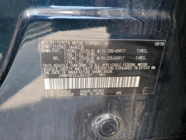 JTMBFREV2JJ261027 - 2018 TOYOTA RAV4 LE BLUE photo 13