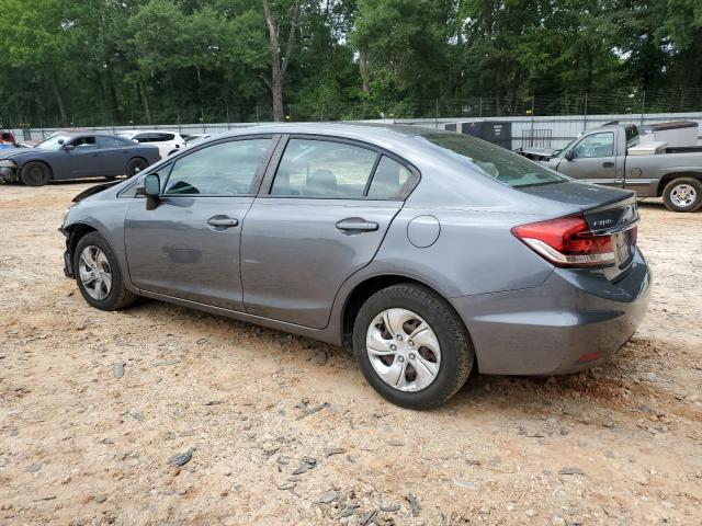 19XFB2F5XDE281031 - 2013 HONDA CIVIC LX GRAY photo 2