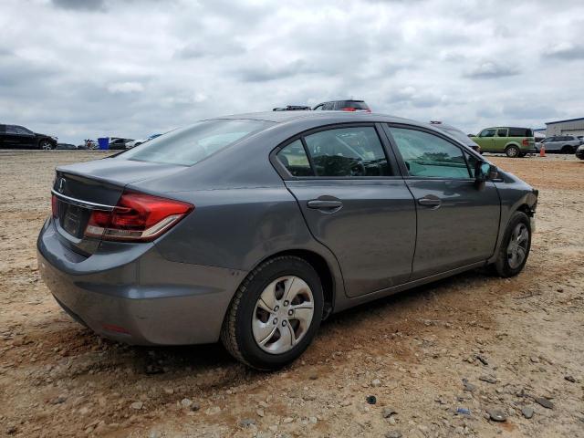 19XFB2F5XDE281031 - 2013 HONDA CIVIC LX GRAY photo 3