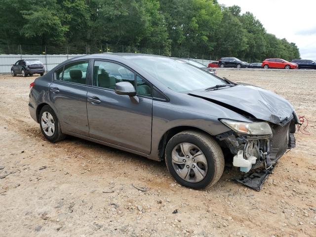 19XFB2F5XDE281031 - 2013 HONDA CIVIC LX GRAY photo 4
