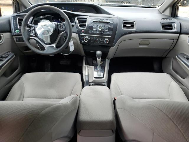 19XFB2F5XDE281031 - 2013 HONDA CIVIC LX GRAY photo 8