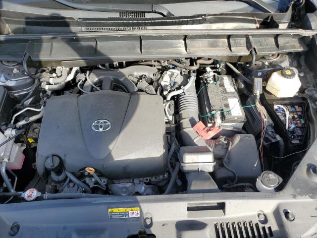 5TDGZRBHXLS517321 - 2020 TOYOTA HIGHLANDER XLE CHARCOAL photo 12