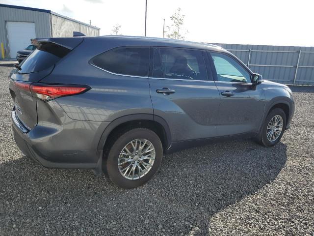 5TDGZRBHXLS517321 - 2020 TOYOTA HIGHLANDER XLE CHARCOAL photo 3