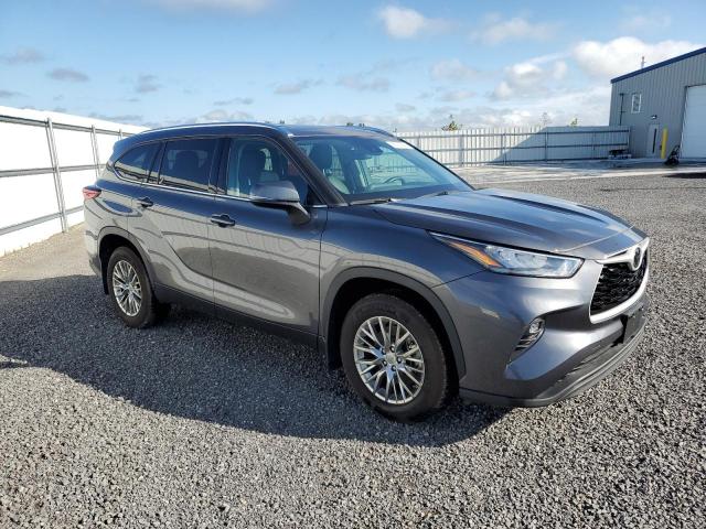 5TDGZRBHXLS517321 - 2020 TOYOTA HIGHLANDER XLE CHARCOAL photo 4