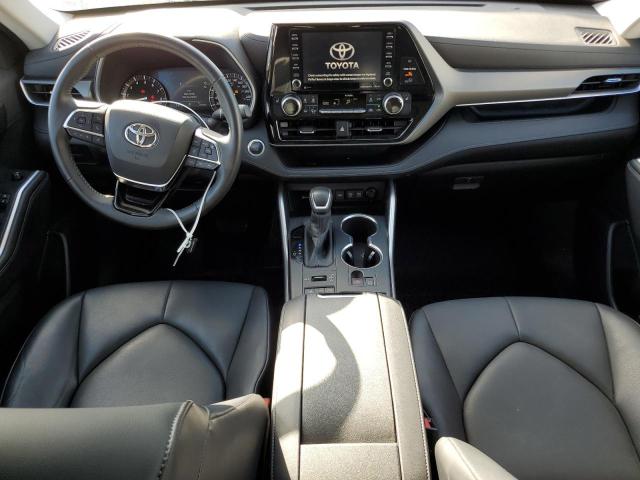 5TDGZRBHXLS517321 - 2020 TOYOTA HIGHLANDER XLE CHARCOAL photo 8