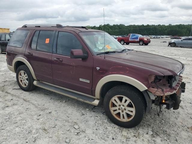 1FMEU74867UA84052 - 2007 FORD EXPLORER EDDIE BAUER BURGUNDY photo 4
