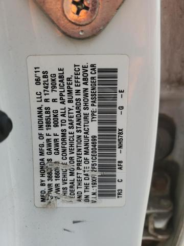 19XFB2F51CE004699 - 2012 HONDA CIVIC LX Ağ foto 12