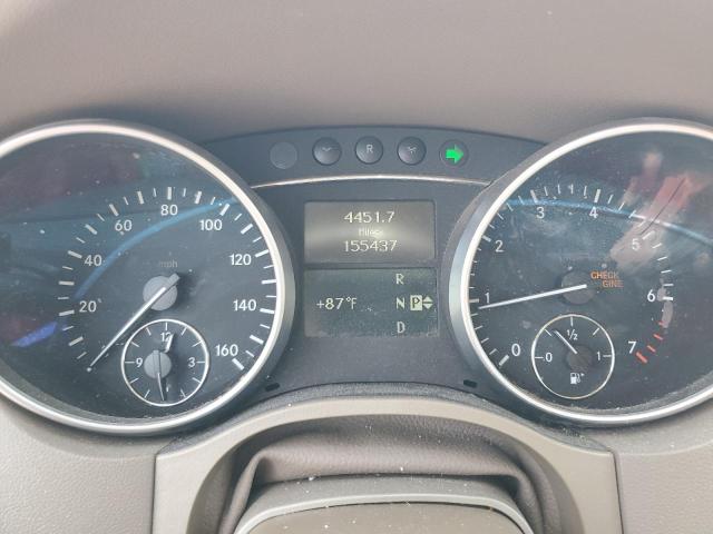 4JGBB8GB8BA660661 - 2011 MERCEDES-BENZ ML 350 4MATIC WHITE photo 9