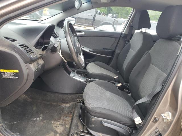 KMHCT5AE7DU114826 - 2013 HYUNDAI ACCENT GLS BROWN photo 7