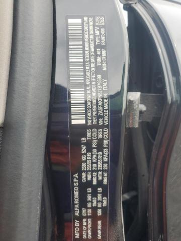 ZASFAKPN8J7B79599 - 2018 ALFA ROMEO STELVIO SPORT BLACK photo 13