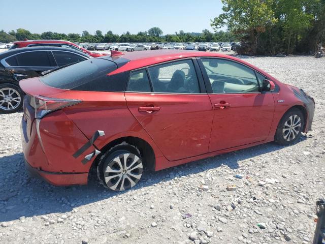 JTDKARFU9H3053472 - 2017 TOYOTA PRIUS RED photo 3