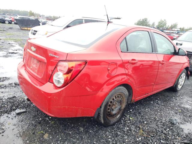 1G1JA5EH2C4133801 - 2012 CHEVROLET SONIC LS წითელი ფოტო 3