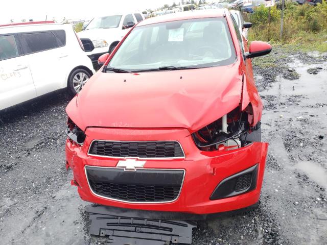 1G1JA5EH2C4133801 - 2012 CHEVROLET SONIC LS წითელი ფოტო 5