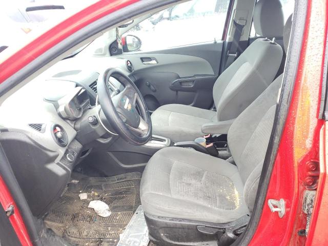 1G1JA5EH2C4133801 - 2012 CHEVROLET SONIC LS წითელი ფოტო 7