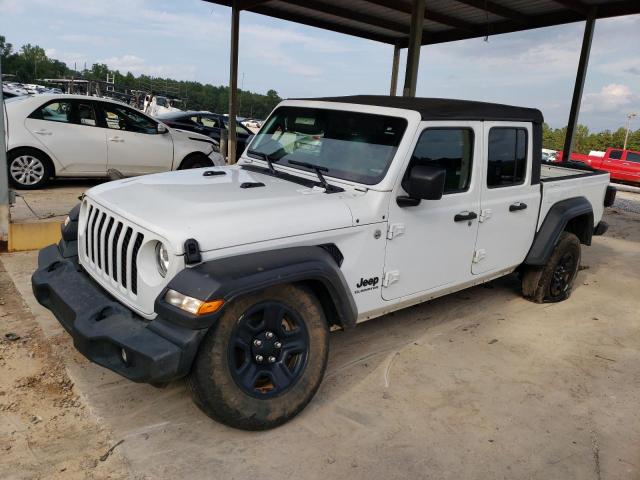 1C6JJTAG6ML545906 - 2021 JEEP GLADIATOR SPORT WHITE photo 1