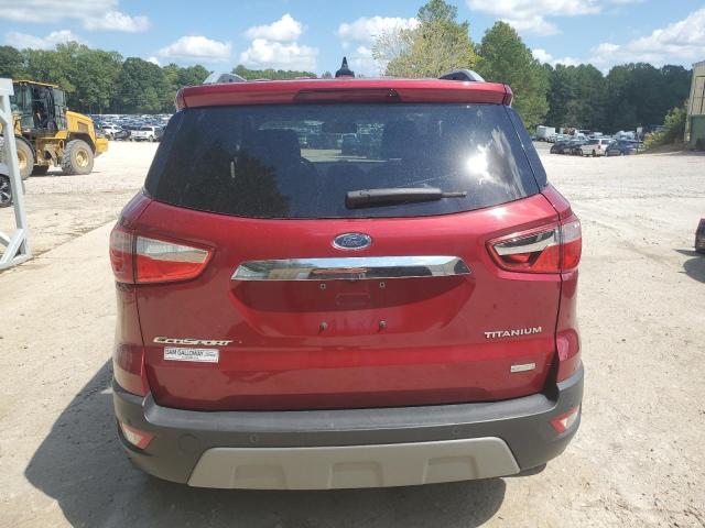 MAJ3P1VE9JC160886 - 2018 FORD ECOSPORT TITANIUM RED photo 6