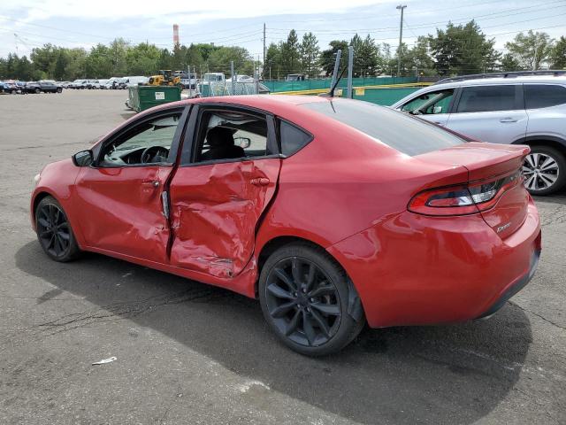 1C3CDFBB8GD750448 - 2016 DODGE DART SXT RED photo 2