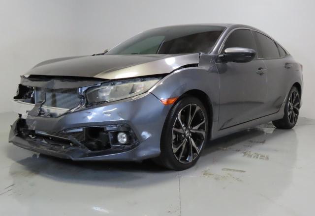 2HGFC2F83LH594093 - 2020 HONDA CIVIC SPORT 灰色 照片 2