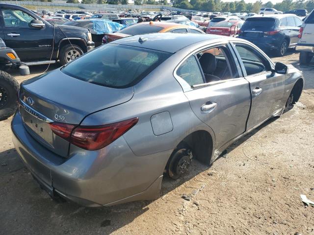 JN1EV7ARXJM444707 - 2018 INFINITI Q50 LUXE GRAY photo 3