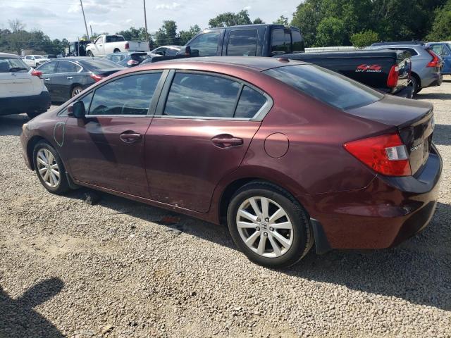 19XFB2F90CE045120 - 2012 HONDA CIVIC EXL Bordo foto 2