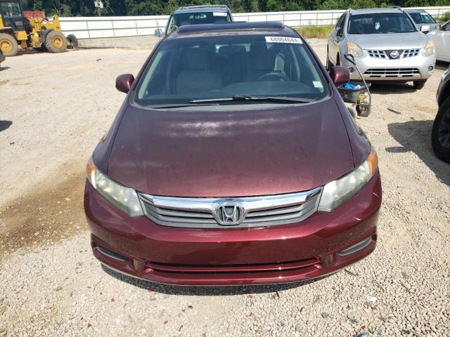 19XFB2F90CE045120 - 2012 HONDA CIVIC EXL Bordo foto 5