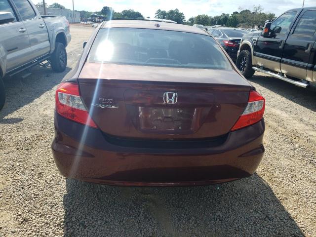 19XFB2F90CE045120 - 2012 HONDA CIVIC EXL Bordo foto 6