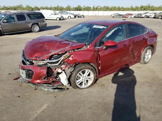 1G1BE5SM0H7157045 - 2017 CHEVROLET CRUZE LT RED photo 1