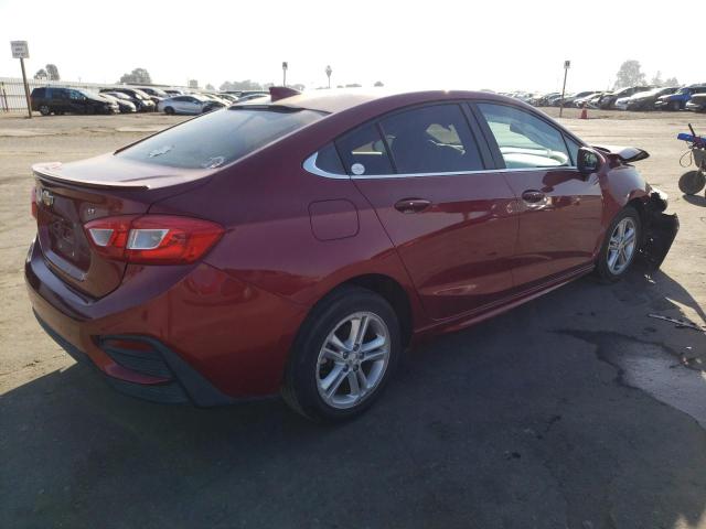 1G1BE5SM0H7157045 - 2017 CHEVROLET CRUZE LT RED photo 3