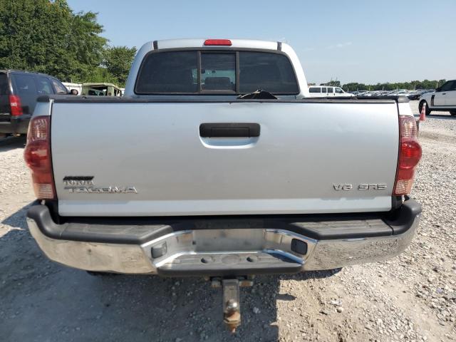 5TELU42NX6Z260223 - 2006 TOYOTA TACOMA DOUBLE CAB SILVER photo 6