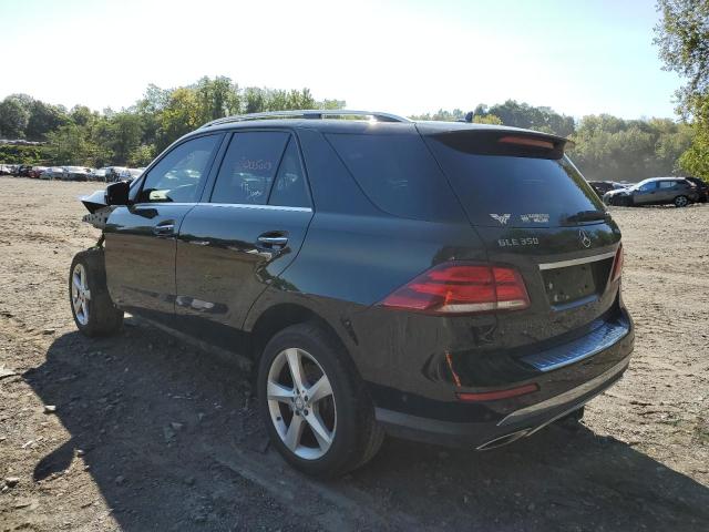 4JGDA5HB6GA797663 - 2016 MERCEDES-BENZ GLE 350 4MATIC BLACK photo 2