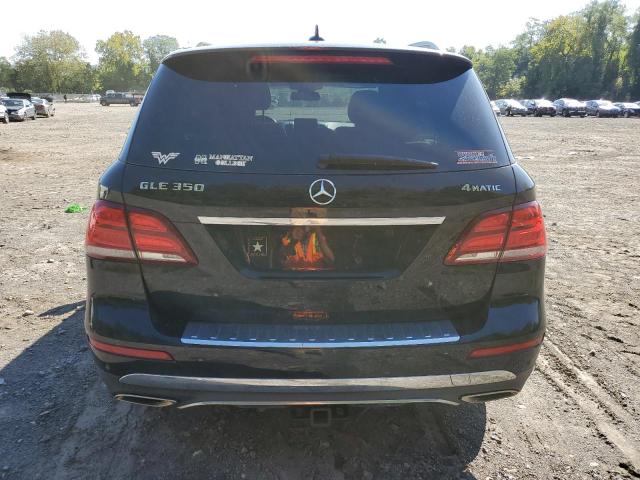 4JGDA5HB6GA797663 - 2016 MERCEDES-BENZ GLE 350 4MATIC BLACK photo 6