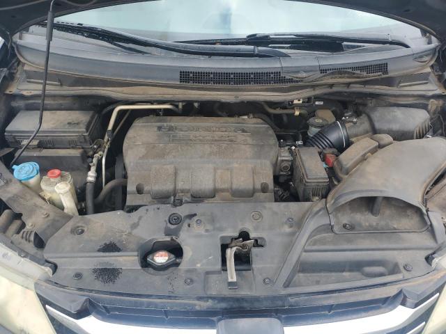 5FNRL5H62EB093309 - 2014 HONDA ODYSSEY EXL BLACK photo 12