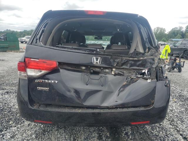 5FNRL5H62EB093309 - 2014 HONDA ODYSSEY EXL BLACK photo 6