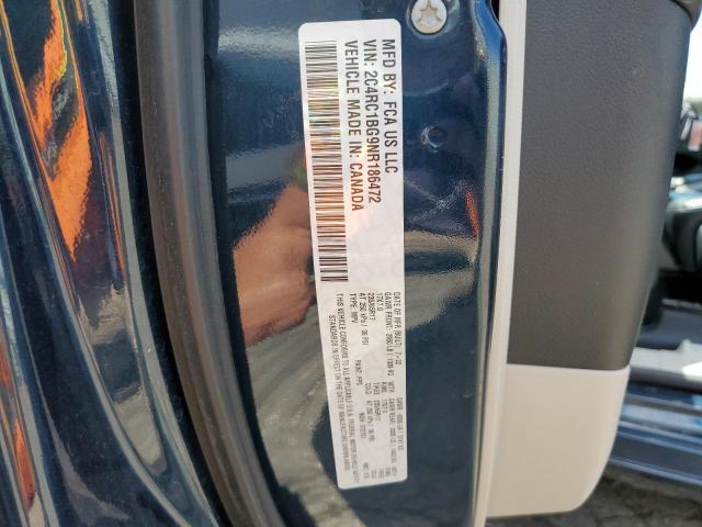 2C4RC1BG9NR186472 - 2022 CHRYSLER PACIFICA TOURING L ლურჯი ფოტო 13