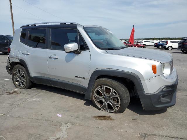 ZACCJADT1GPD43408 - 2016 JEEP RENEGADE LIMITED SILVER photo 4