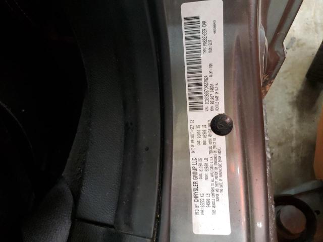 1C3BCBGG7DN557824 - 2013 CHRYSLER 200 S SILVER photo 12