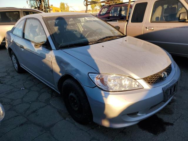 1HGEM22105L051257 - 2005 HONDA CIVIC DX VP SILVER photo 4