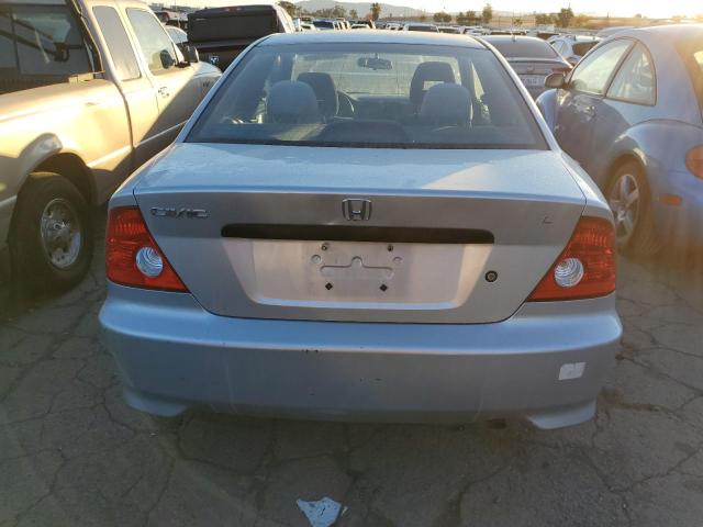 1HGEM22105L051257 - 2005 HONDA CIVIC DX VP SILVER photo 6