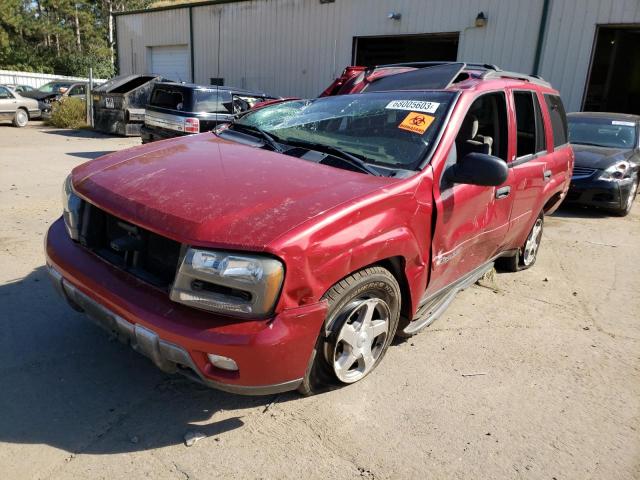 1GNDT13S432365227 - 2003 CHEVROLET TRAILBLAZE RED photo 1