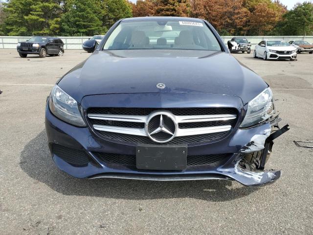 WDDWF4KB9JR311086 - 2018 MERCEDES-BENZ C 300 4MATIC BLUE photo 5