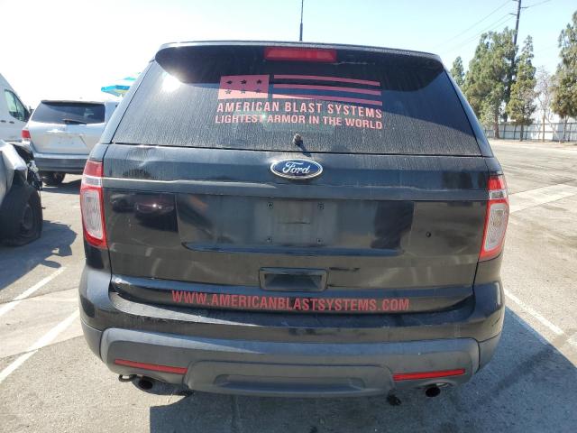 1FM5K8AR0EGC37867 - 2014 FORD EXPLORER POLICE INTERCEPTOR BLACK photo 6