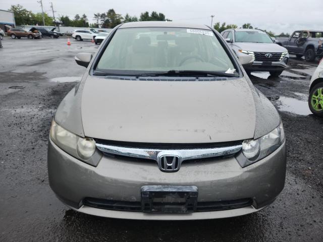 JHMFA36207S027648 - 2007 HONDA CIVIC HYBRID TAN photo 5