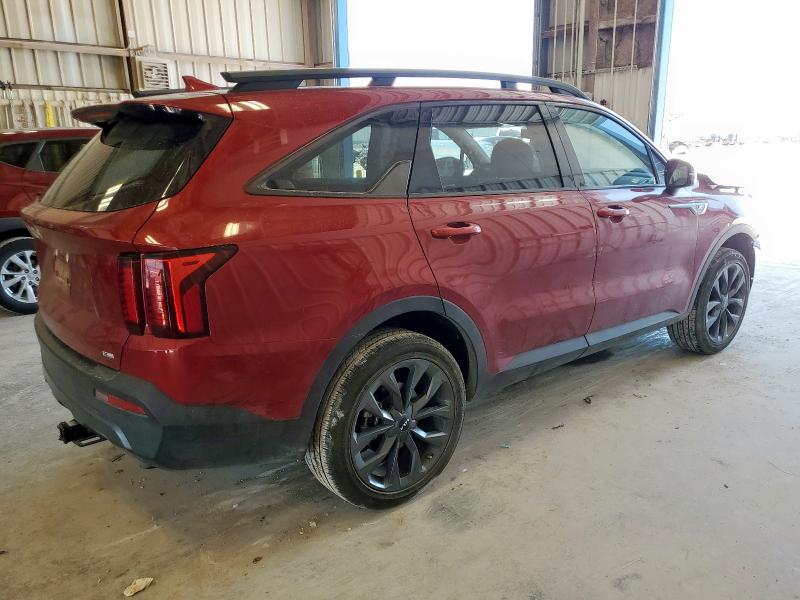 5XYRHDLF8PG216688 - 2023 KIA SORENTO EX წითელი ფოტო 3