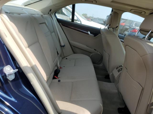WDDGF8BB1BR168440 - 2011 MERCEDES-BENZ C 300 4MATIC BLUE photo 10
