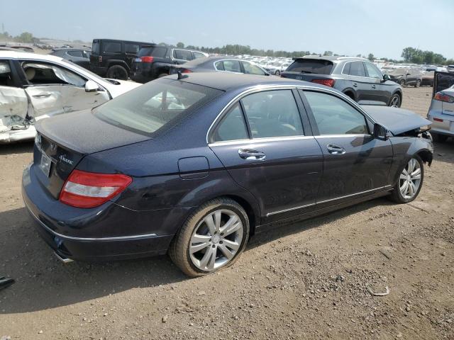 WDDGF8BB1BR168440 - 2011 MERCEDES-BENZ C 300 4MATIC BLUE photo 3