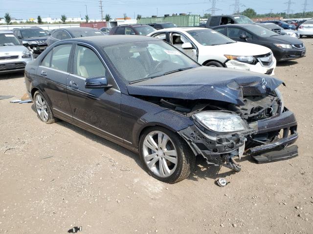 WDDGF8BB1BR168440 - 2011 MERCEDES-BENZ C 300 4MATIC BLUE photo 4