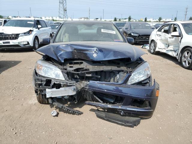 WDDGF8BB1BR168440 - 2011 MERCEDES-BENZ C 300 4MATIC BLUE photo 5