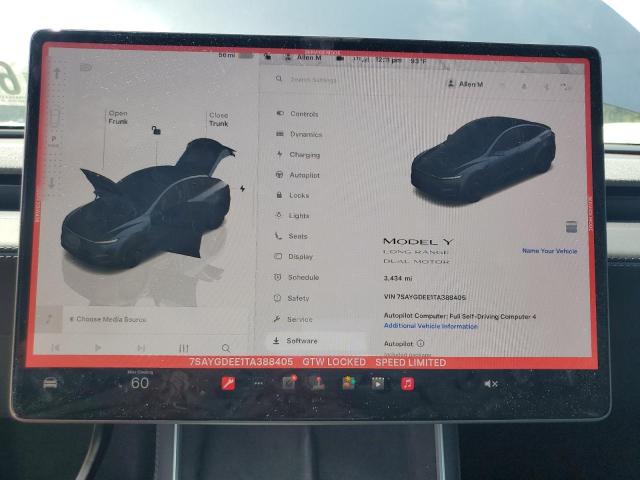 7SAYGDEE1TA388405 - 2026 TESLA MODEL Y 灰色 照片 9