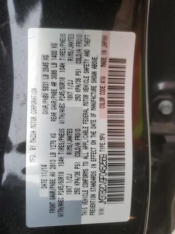 JM3TB2CV9F0452569 - 2015 MAZDA CX-9 TOURING Schwarz Foto 13