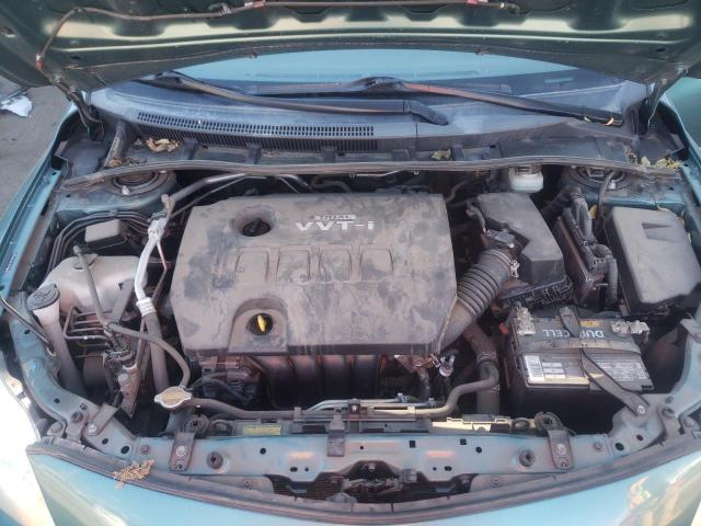 JTDBL40E59J044649 - 2009 TOYOTA COROLLA BASE GREEN photo 11